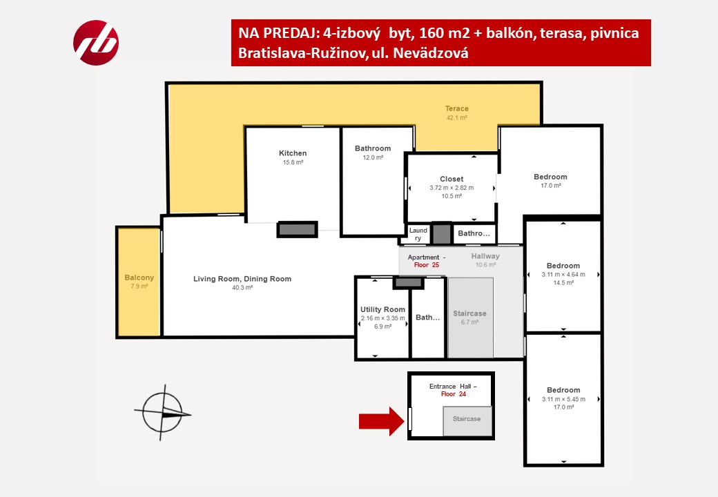 4i byt, Nevadzova, Bratislava